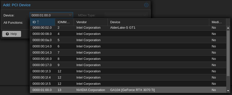 GPU Passthrough to a Proxmox VM